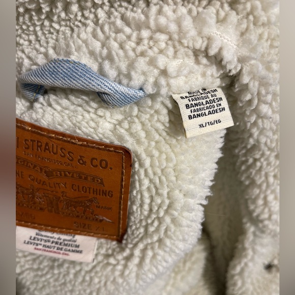 RELAXED FIT SHERPA TRUCKER JACKET - Picture 5 of 7